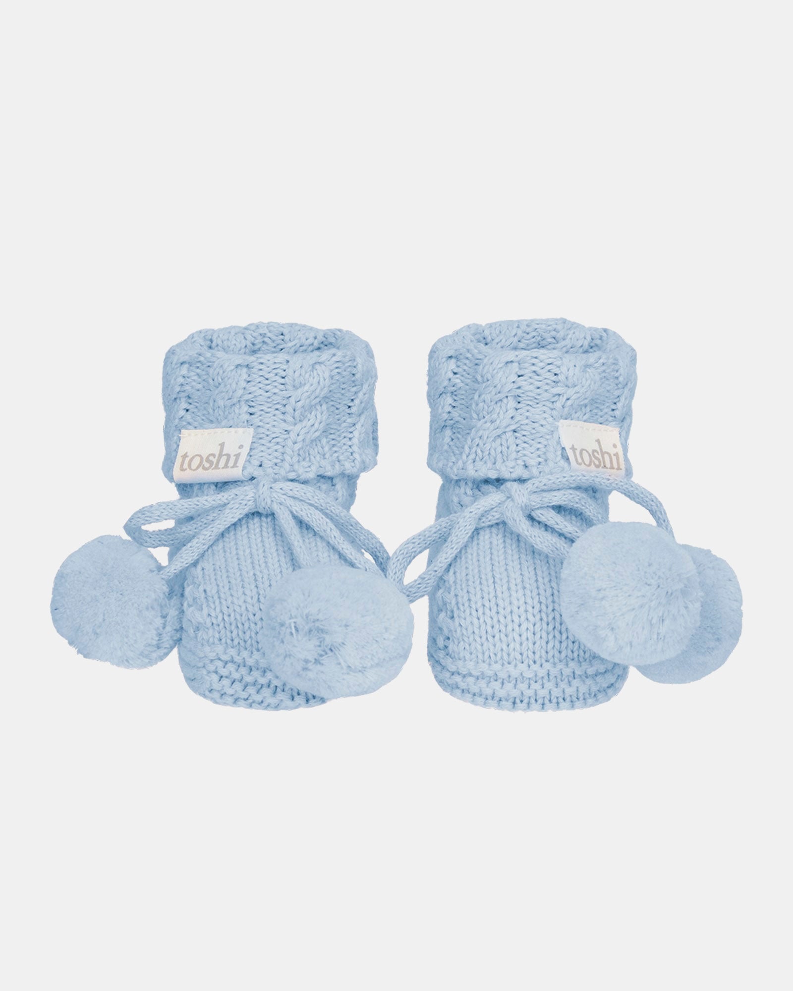 Organic Booties Yummy Bluebell