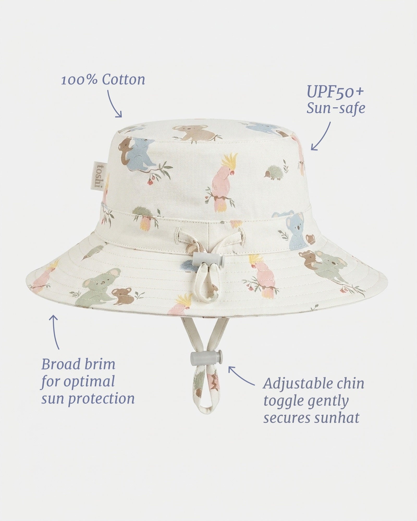 Toshi Sunhat OZ Gumnut Babies Cloud