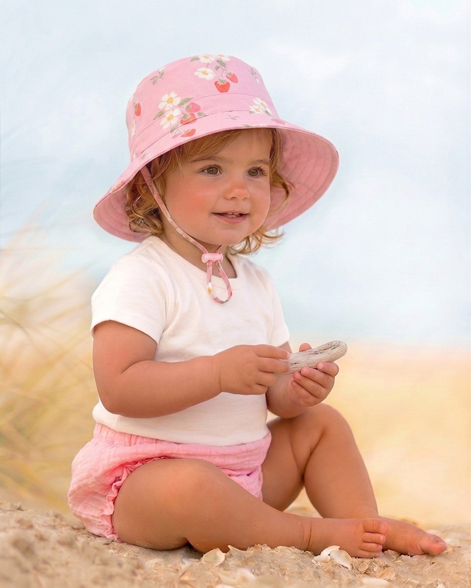 Toshi Sunhat Strawberry Fields Blossom