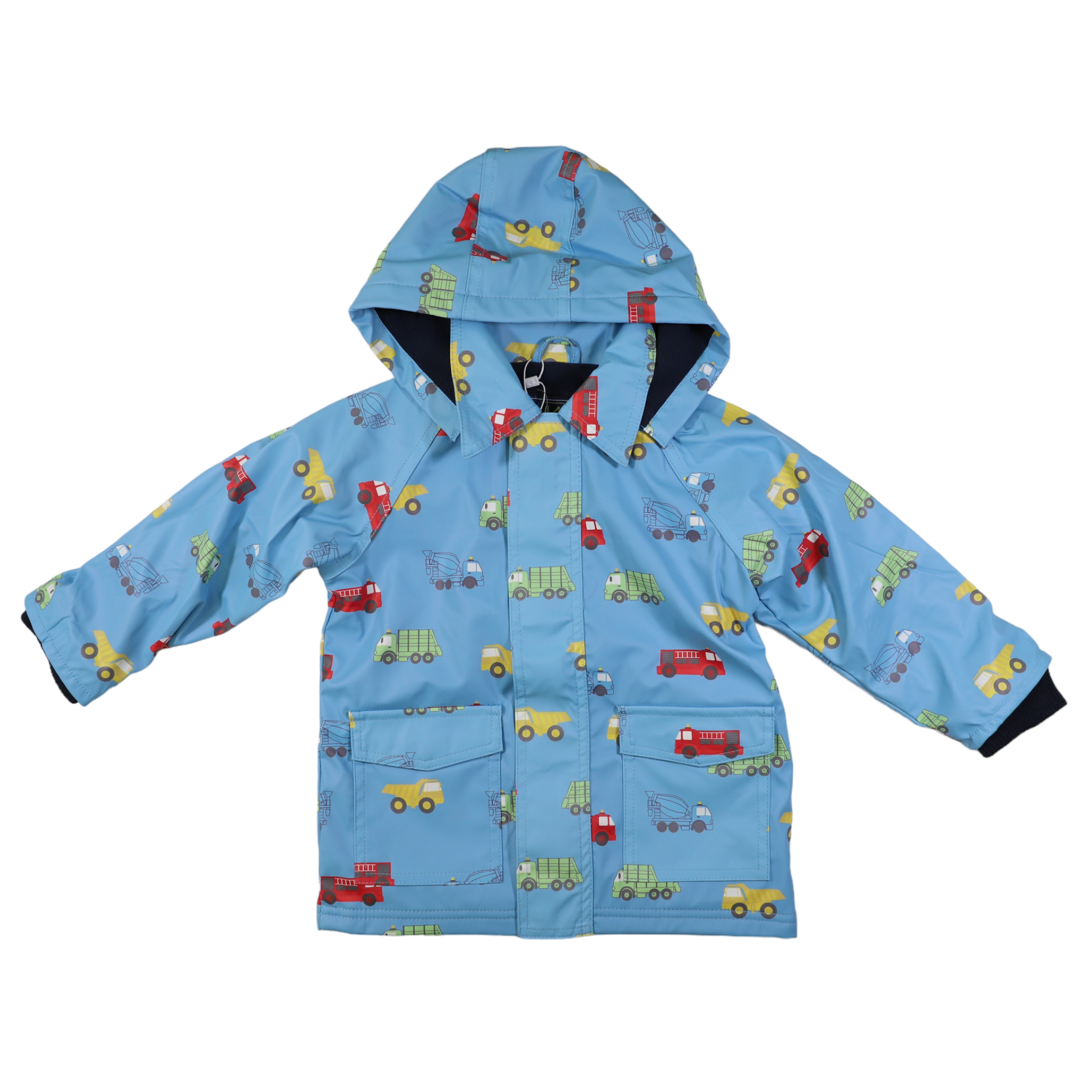 Korango trucks polar fleece raincoat in blue