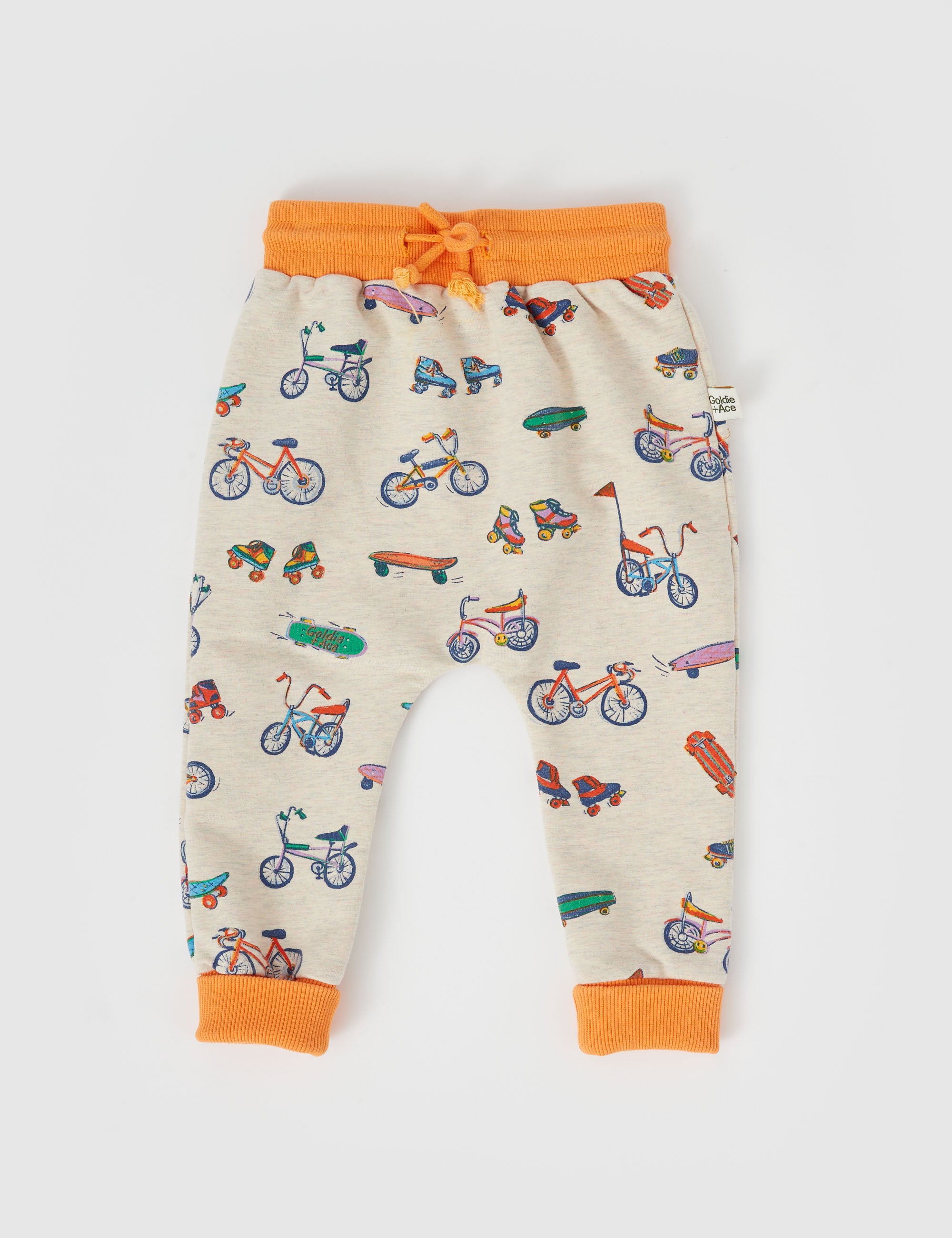 Goldie & Ace Play All Day Terry Sweatpants Oat Marle in Multi
