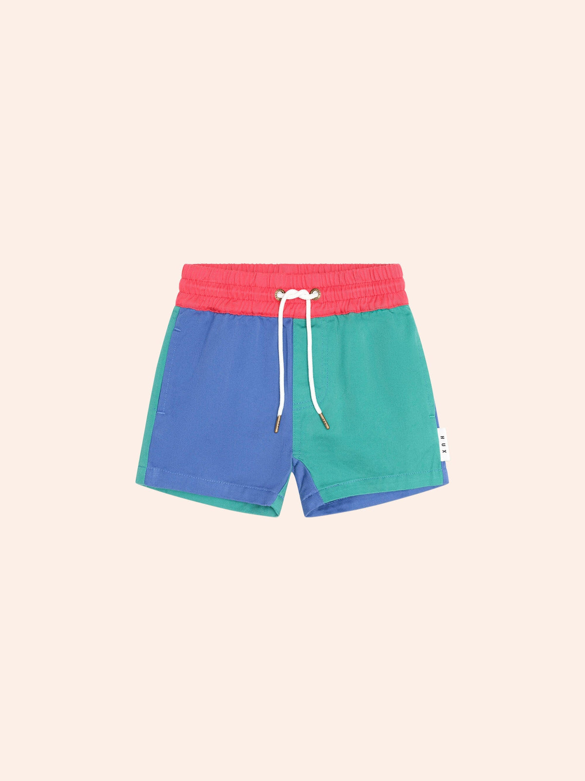 Huxbaby Colour Block Twill Short - Multi