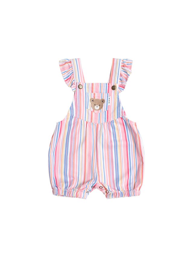 Huxbaby pastel stripe bubble romper