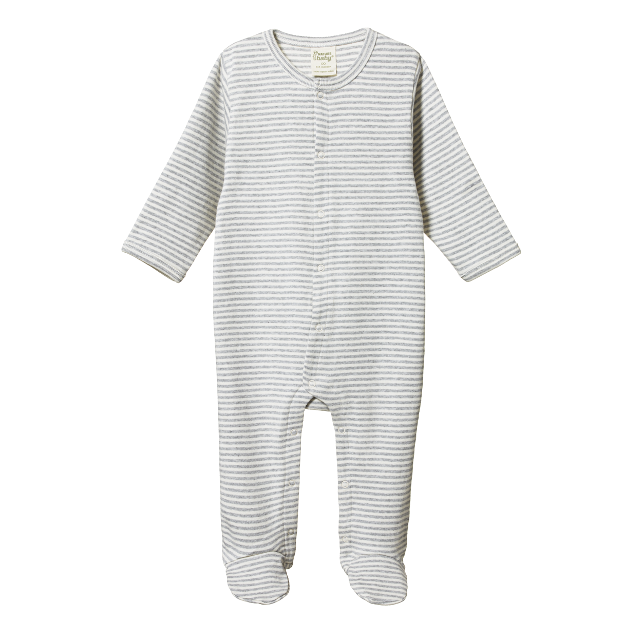 Nature Baby marle grey stripe stretch and grow