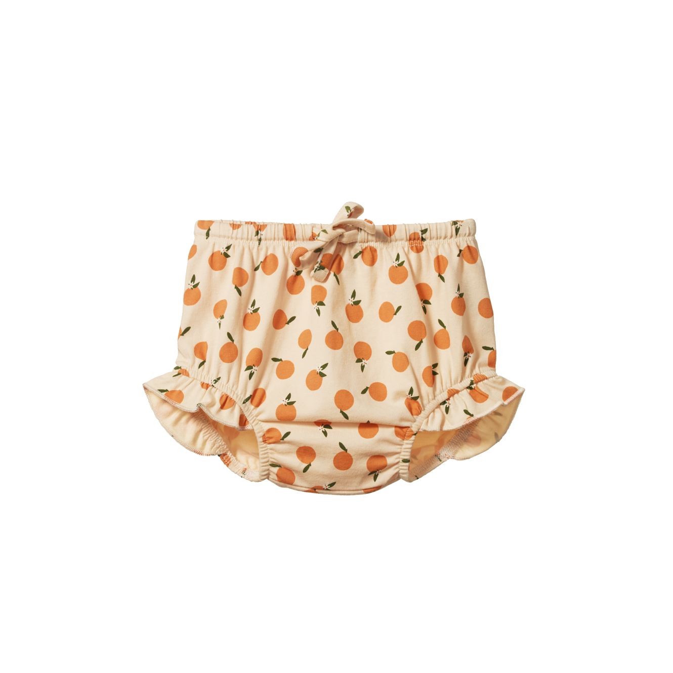 Nature Baby Petal Bloomers Orange Blossom Print in Multi