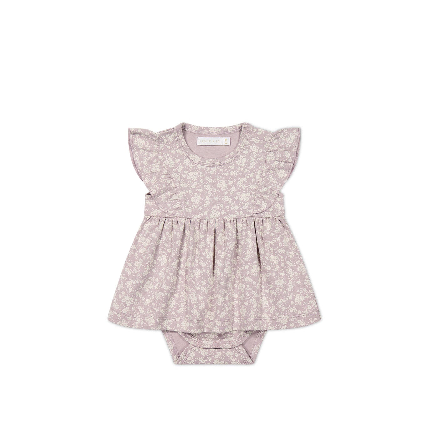 Jamie Kay organic Cotton Elianna Playsuit Sadie Luna in purple