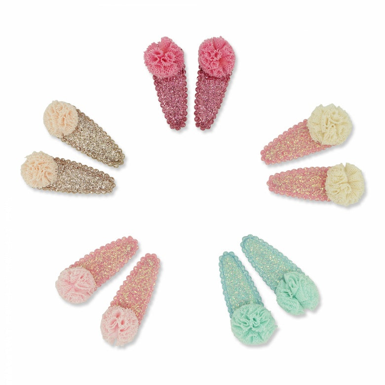 Glitter Marigold Hair Clip from Milk x Soda in Assorted