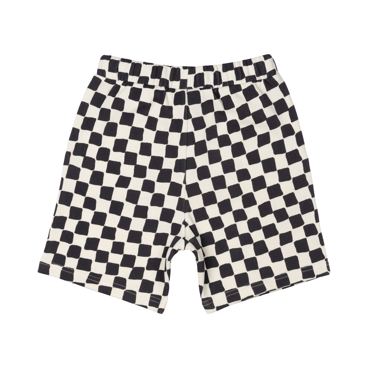 Rock Your Baby Black Checker Shorts Black/Cream in Multi
