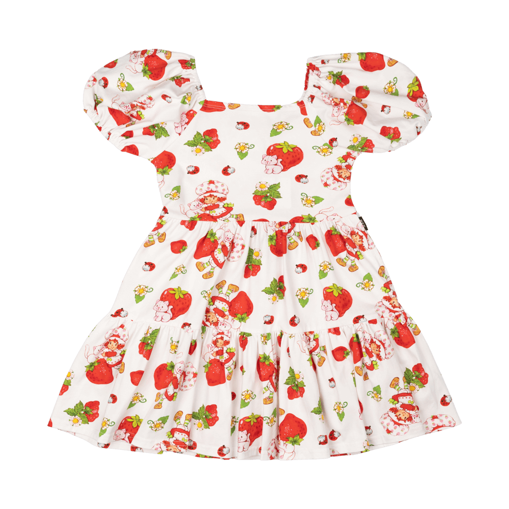 Rock Your Baby Strawberries Forever Dress in Multicolour