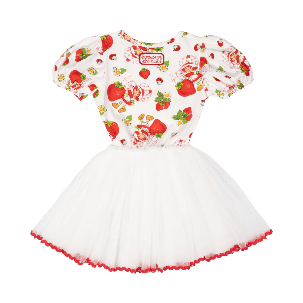 Rock Your Baby Strawberries Forever Circus Dress in Multi