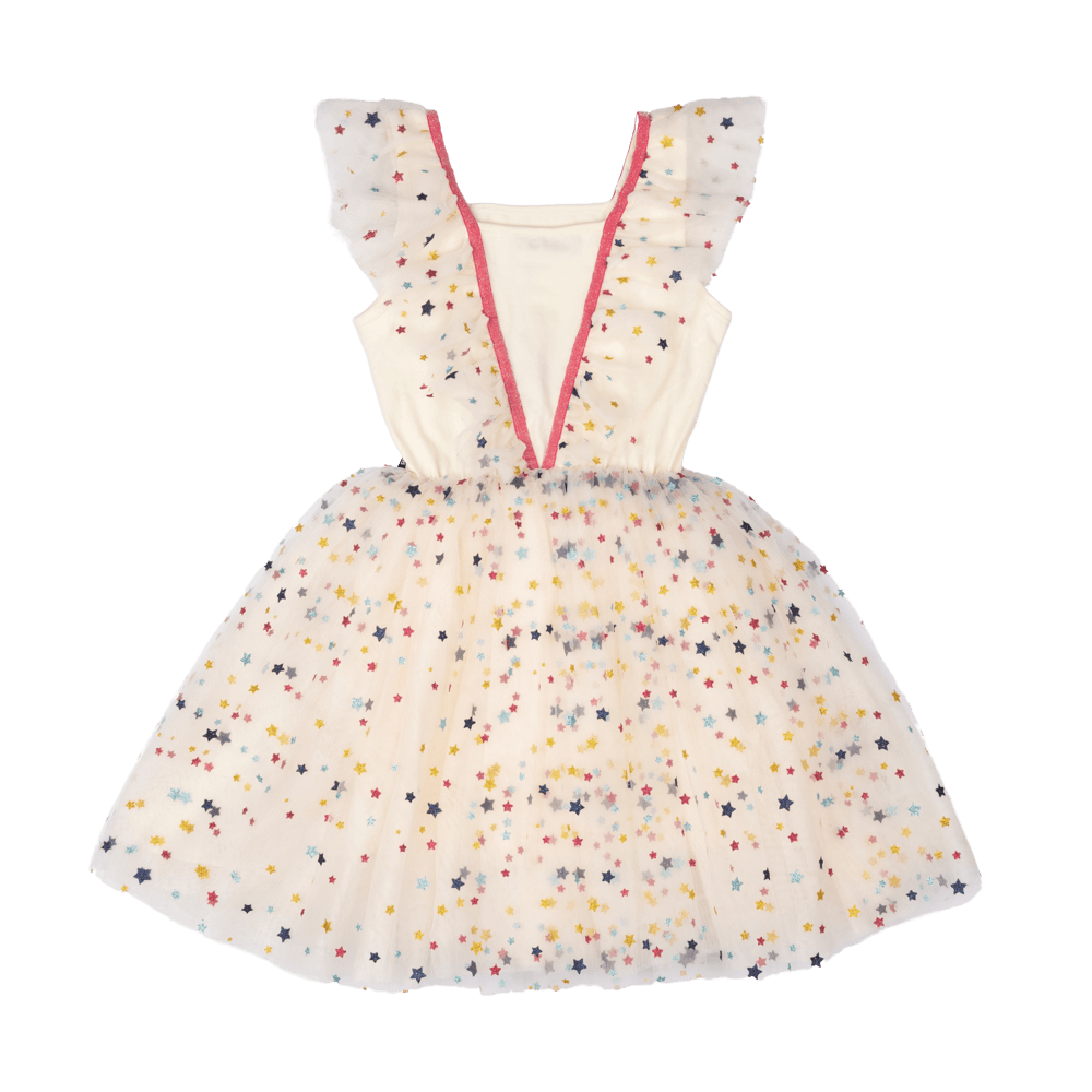 Rock Your Baby Christmas angel dress in cream