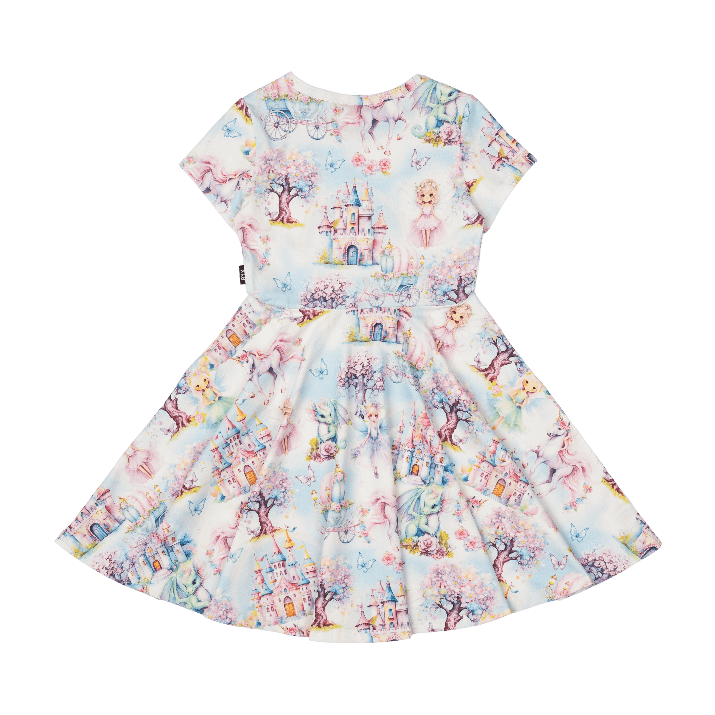 Rock Your Baby Fairy Land Waisted Dress Rainbow in Multi