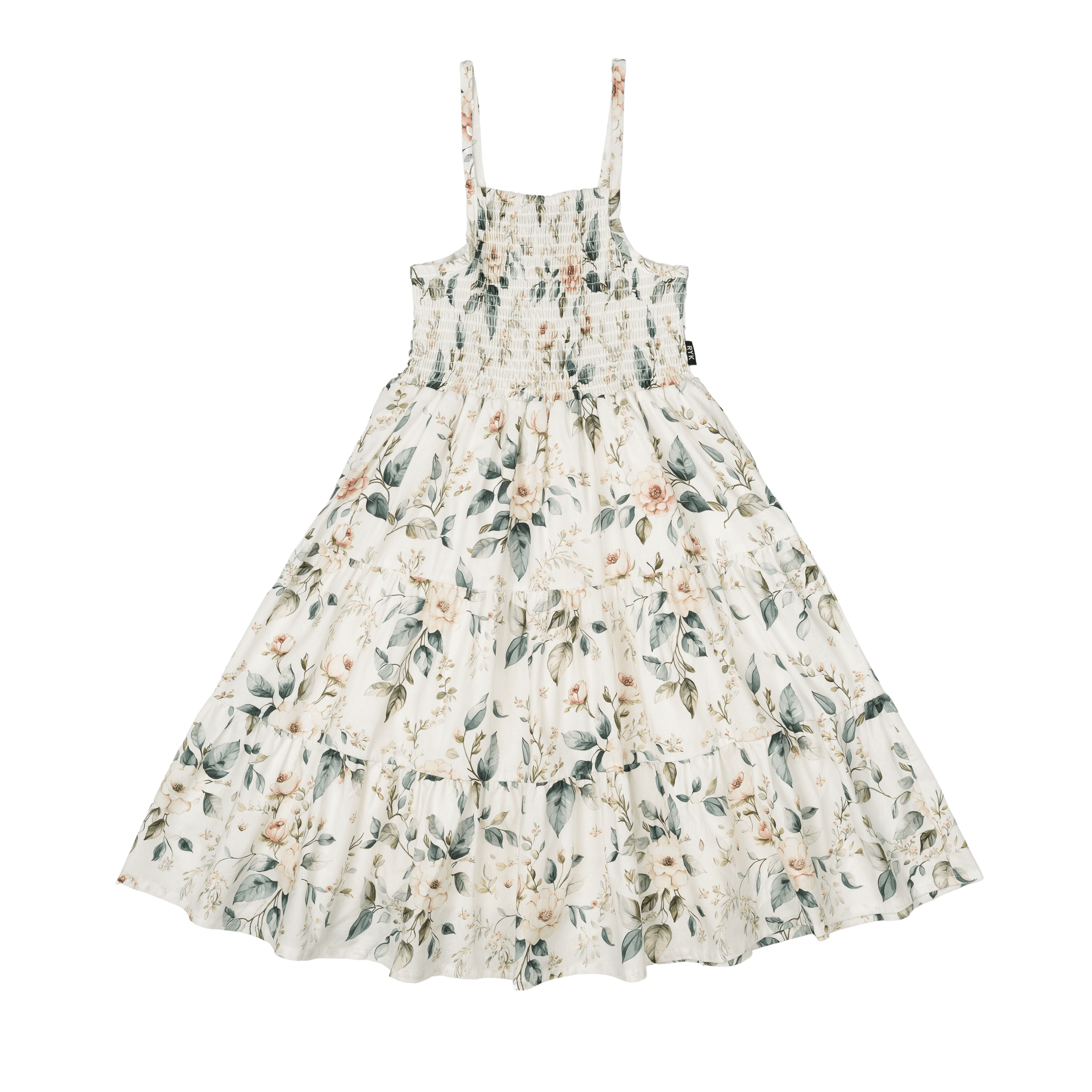 Rock Your Baby Adeline Shirred Dress Floral in Multi