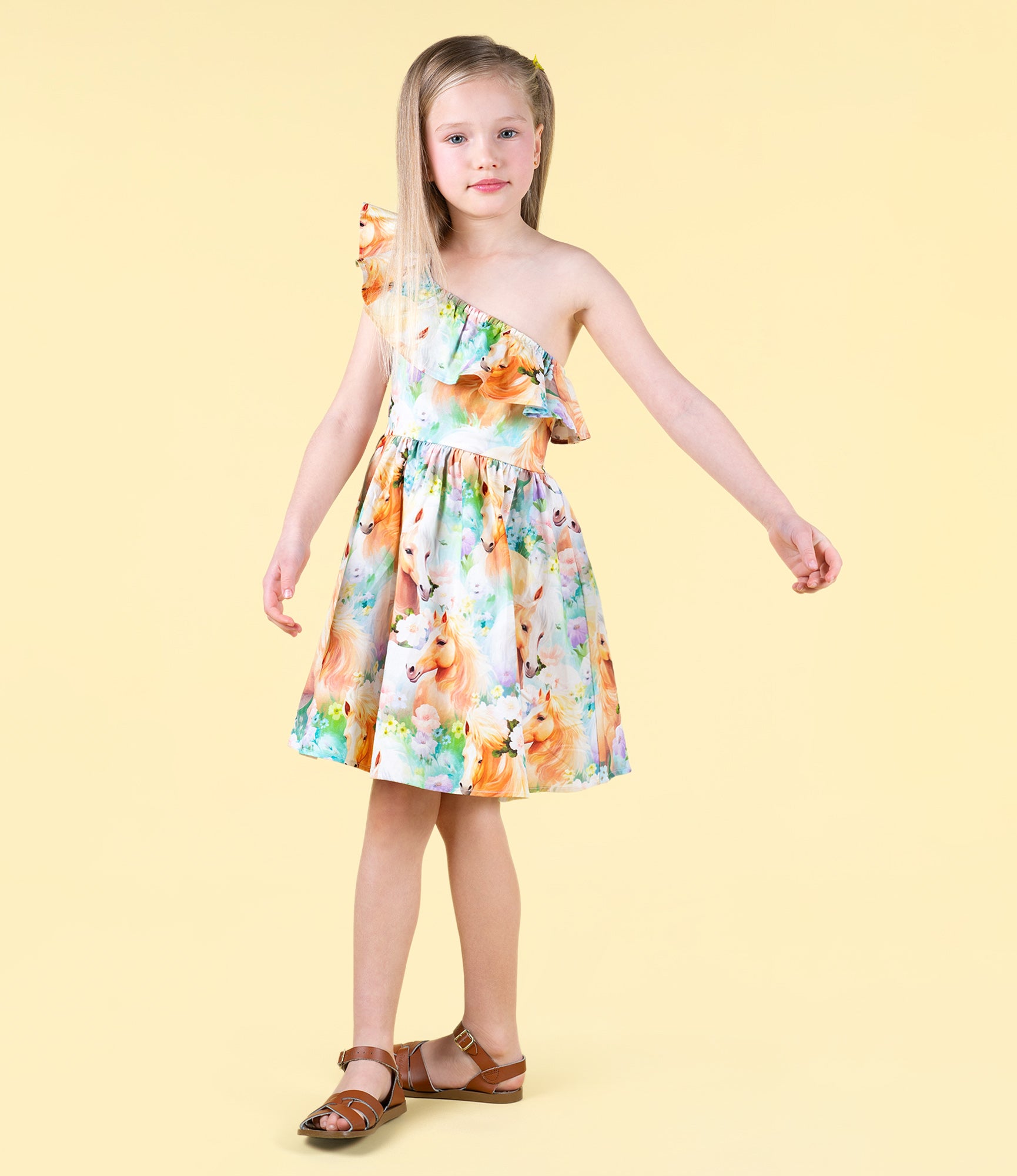 Rock Your Baby Icelandic Ponies Frill Dress