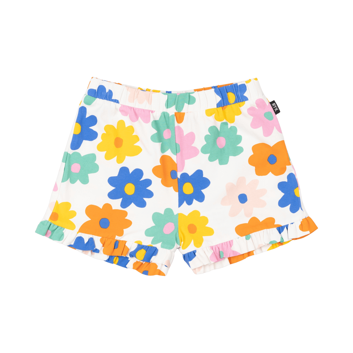 Rock Your Baby Love Me Do Frill Shorts Cream in Multi