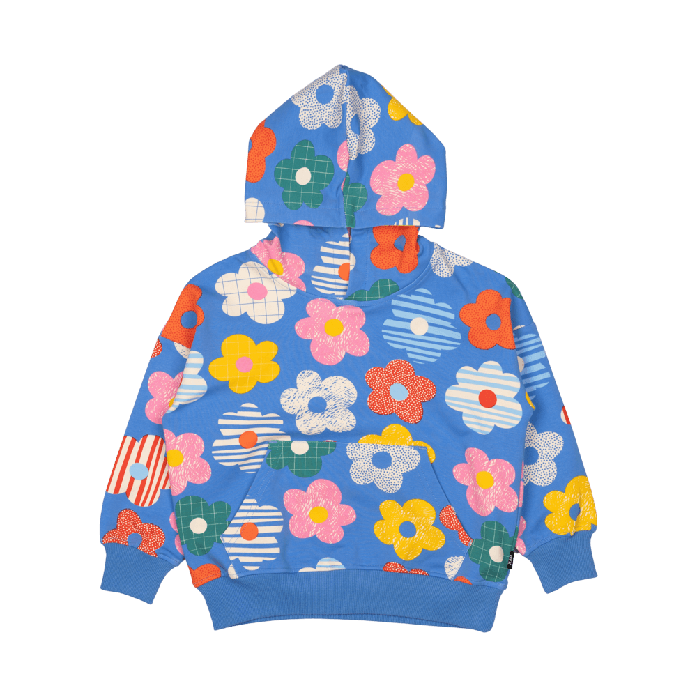 Rock Your Baby happy flowers hooded sweatshirt