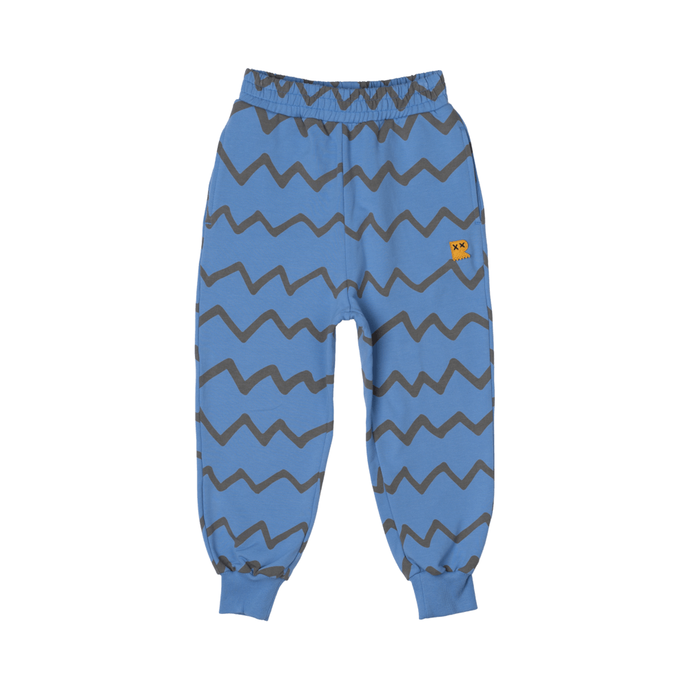Rock your baby blue zig zag trackpants