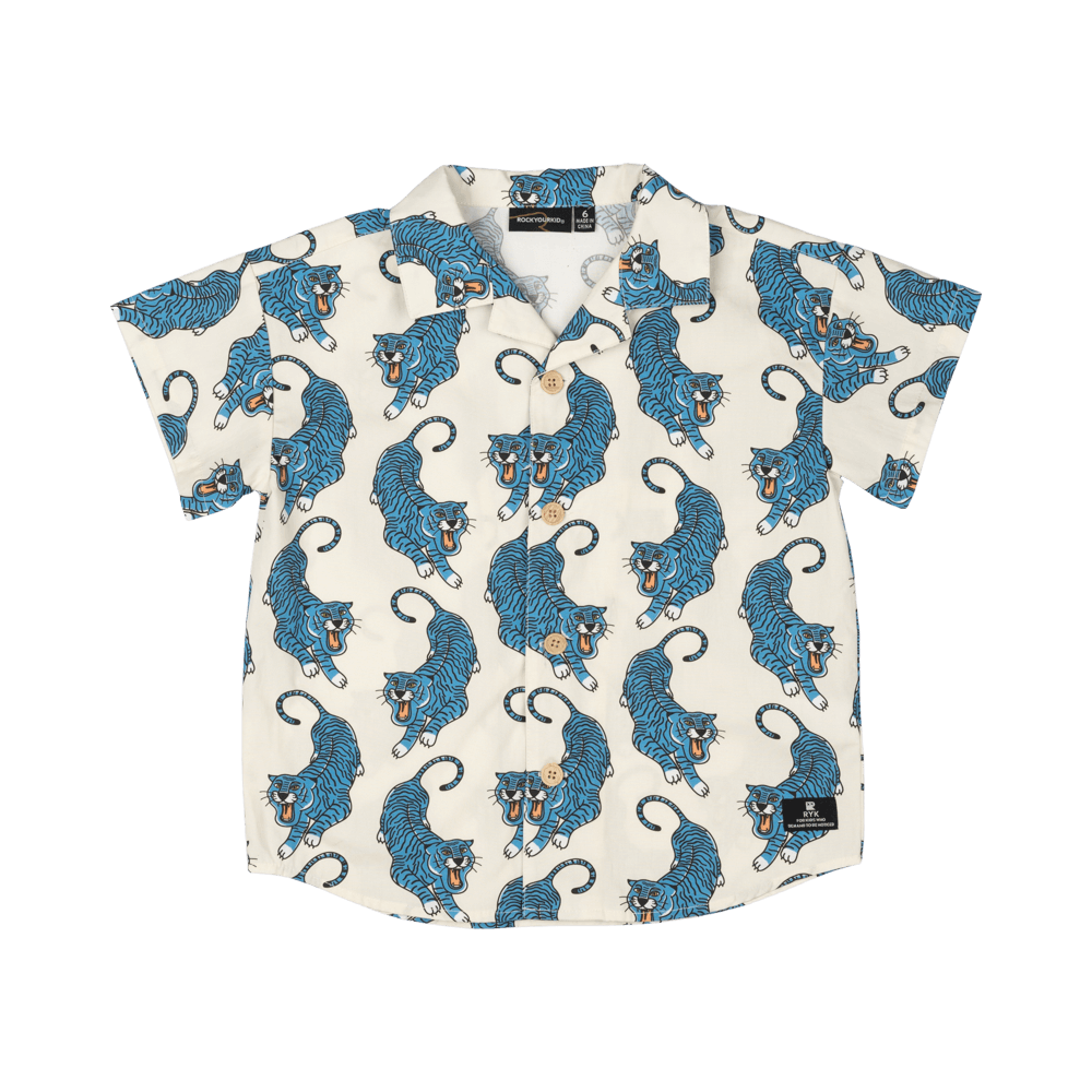 Rock your baby go tigers shirt in multi colours