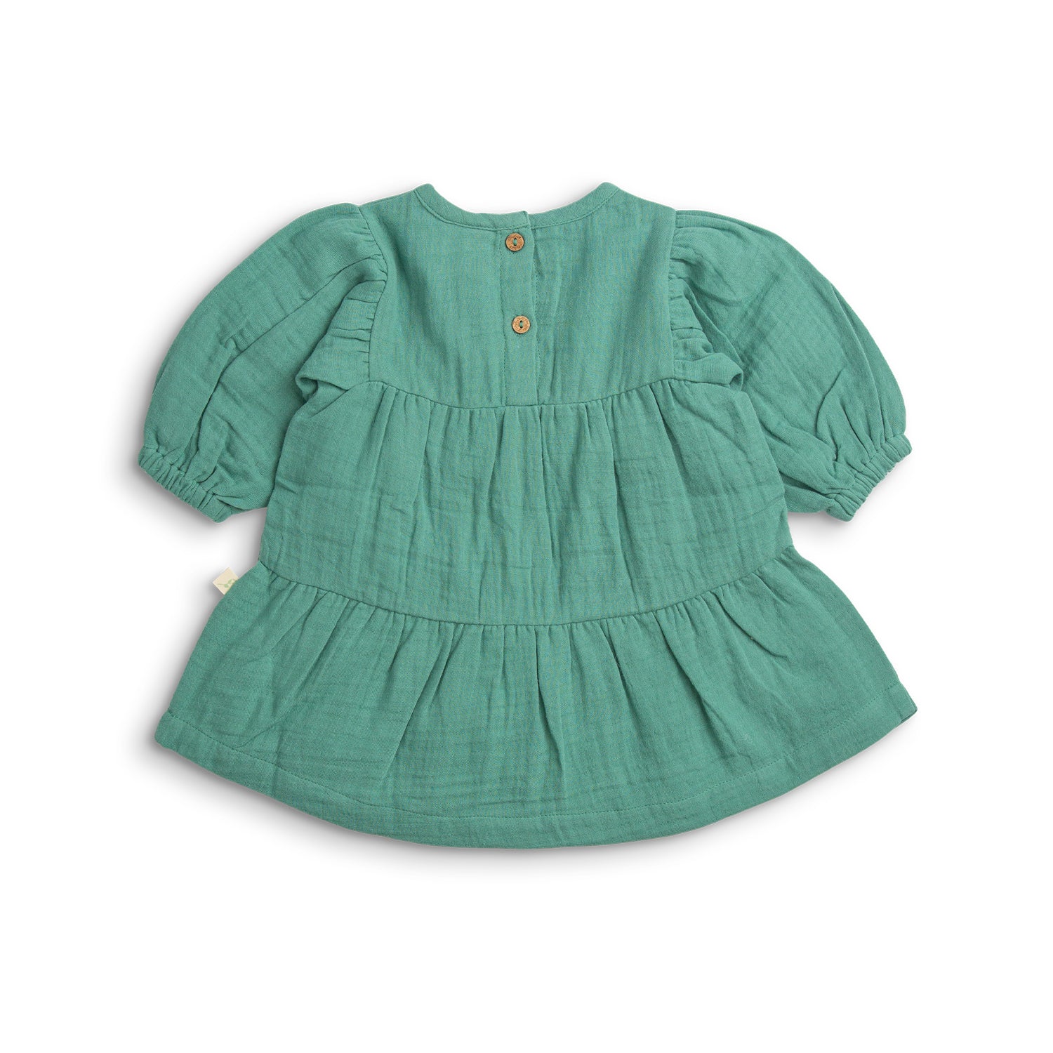 Tiny Twig layered dress in Jade