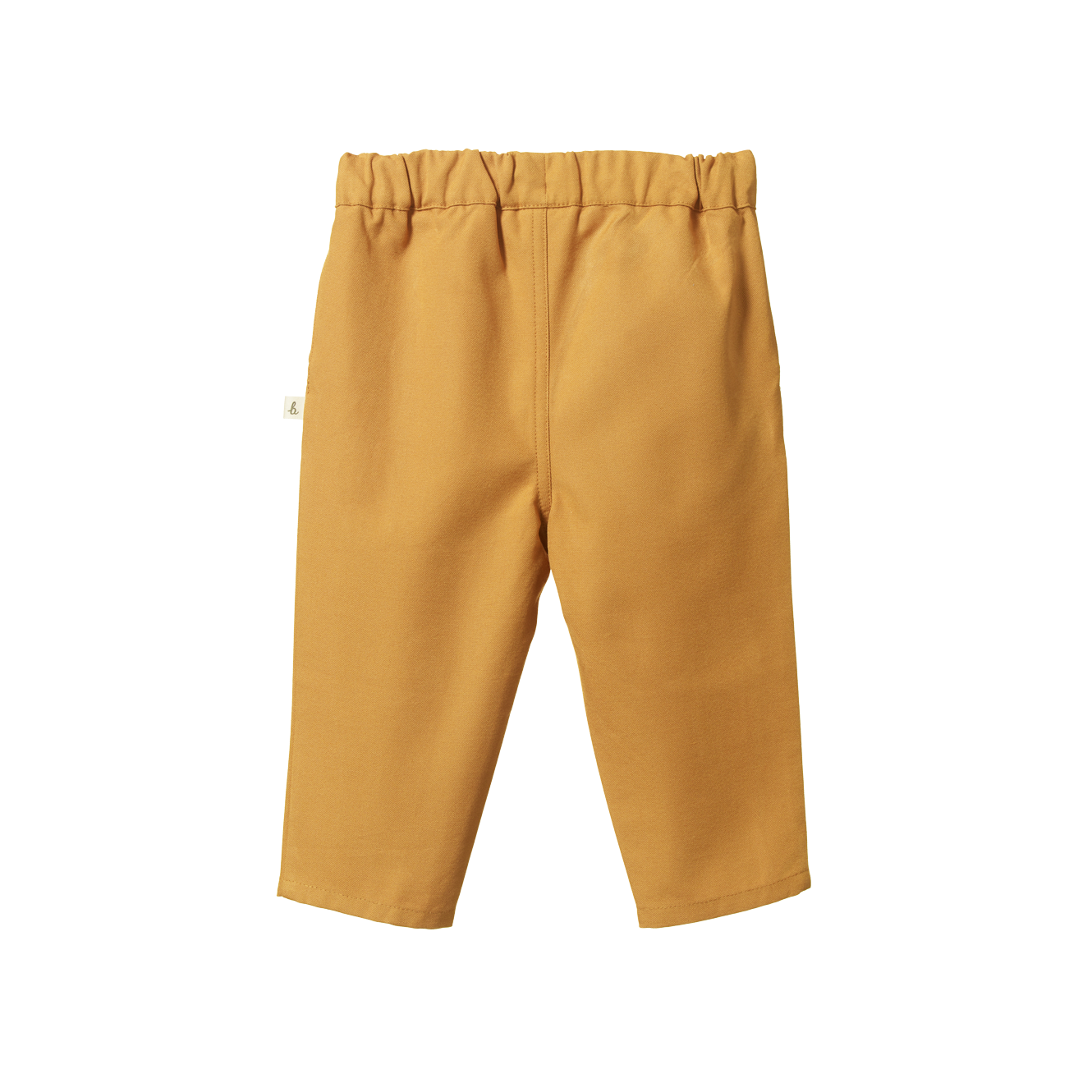 Nature baby sailor pants canvas wheat in brown