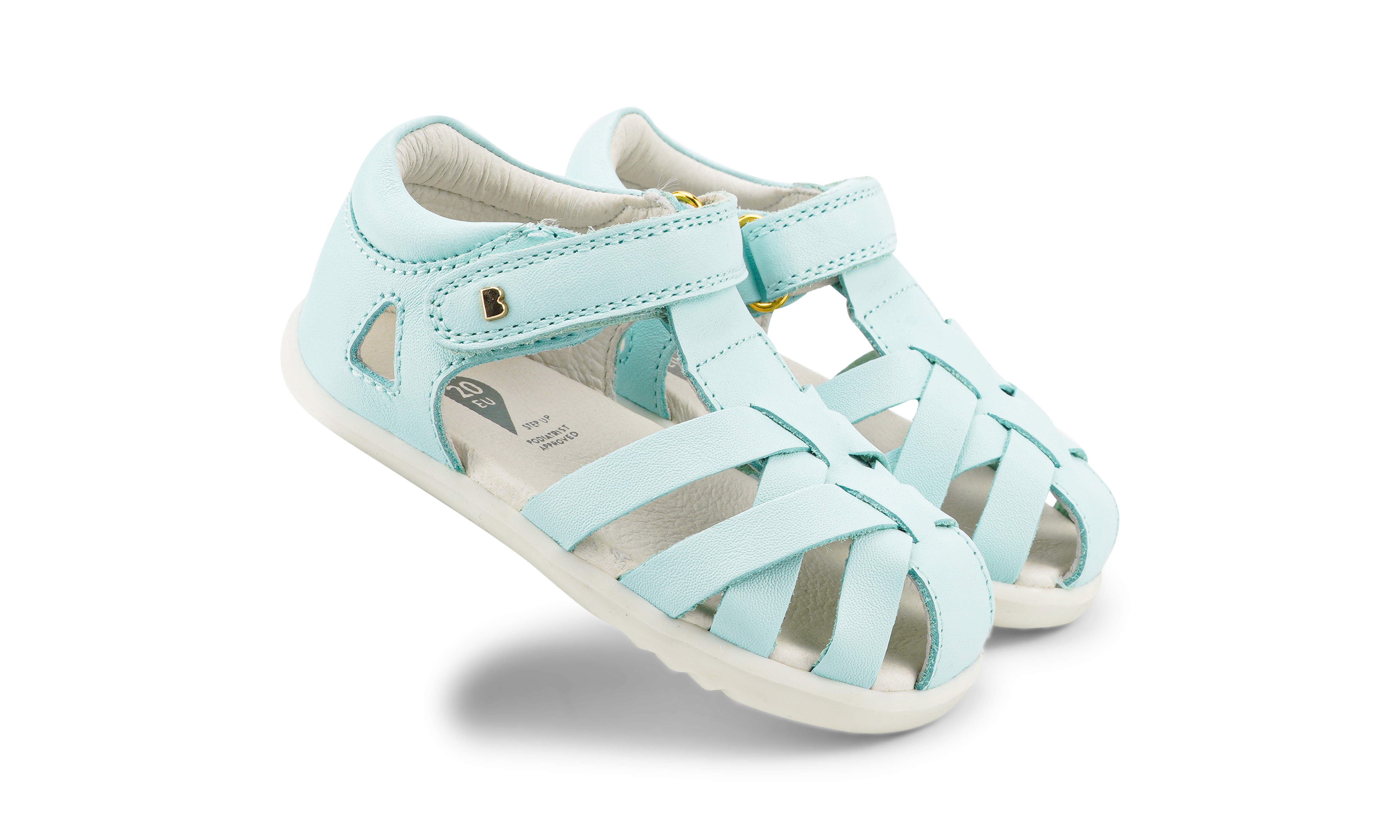 Bobux step up tropicana 11 sandal mist in blue