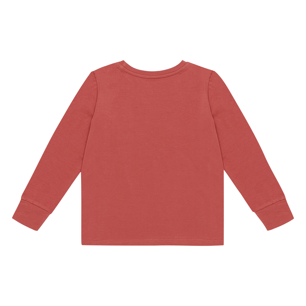 Rock Your Baby Be Groovy T-Shirt plum in red
