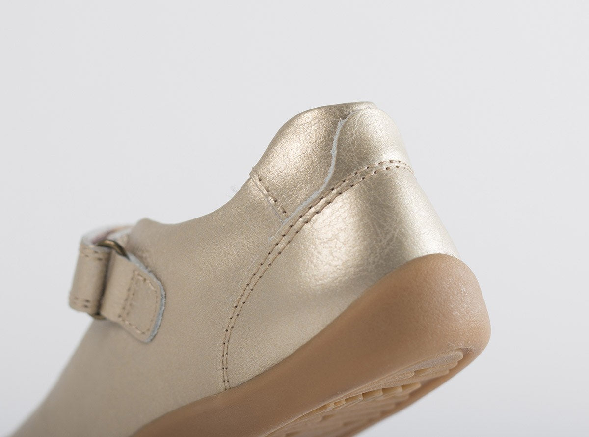 Bobux I-walk Delight Mary Jane Shoes in gold