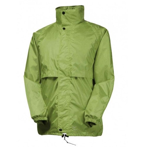 Rainbird Stowaway Waterproof jacket Tahitian lime in Green