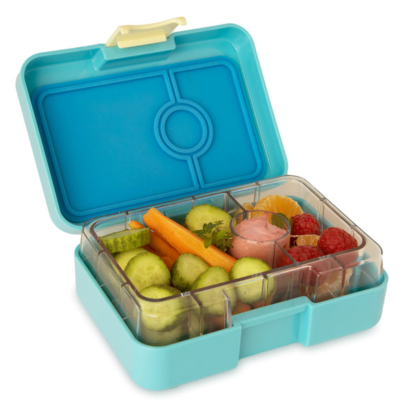 Yumbox mini snack 3 compartments in Cannes blue