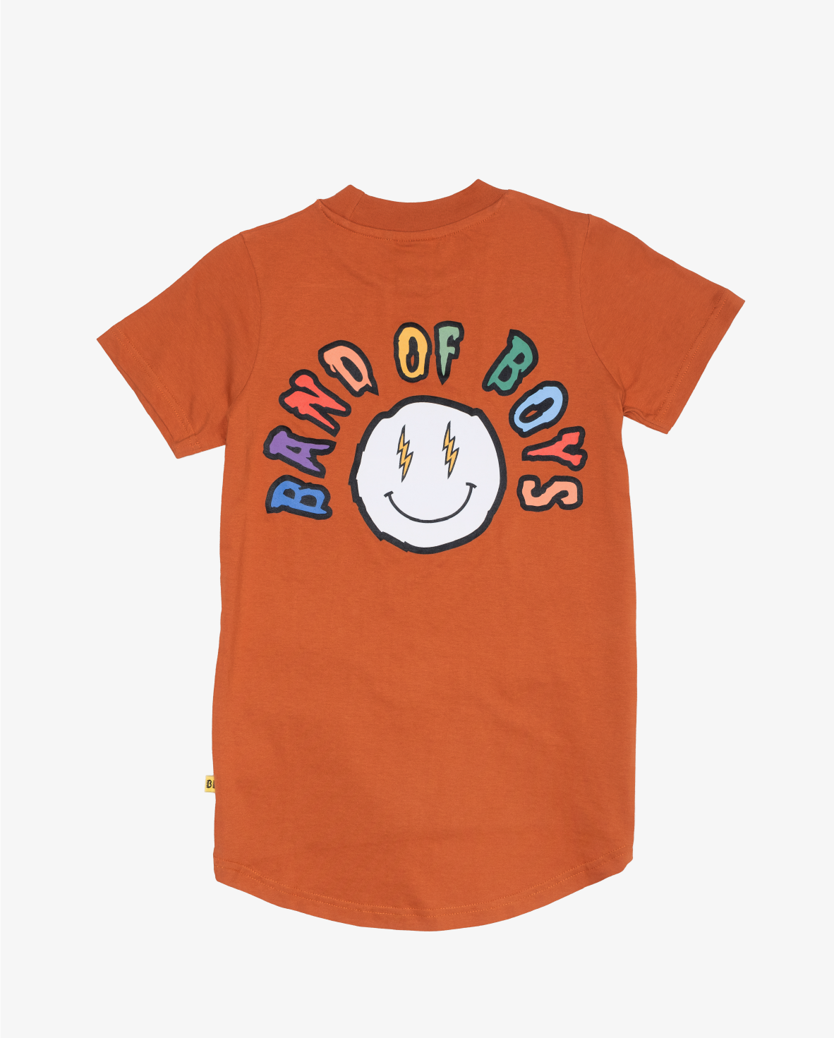Band of Boys Rainbow Tee Rust in Brown