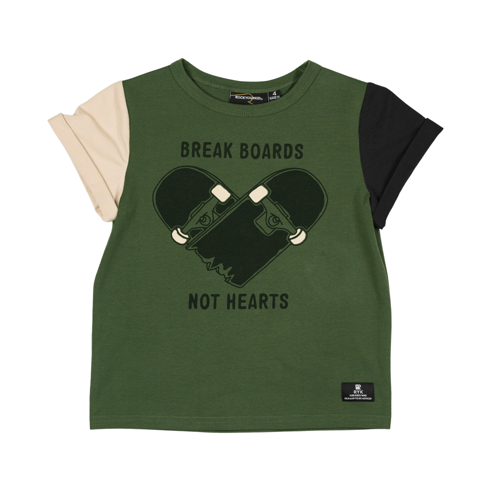 Rock your baby break boards ss t-shirt in multicolour