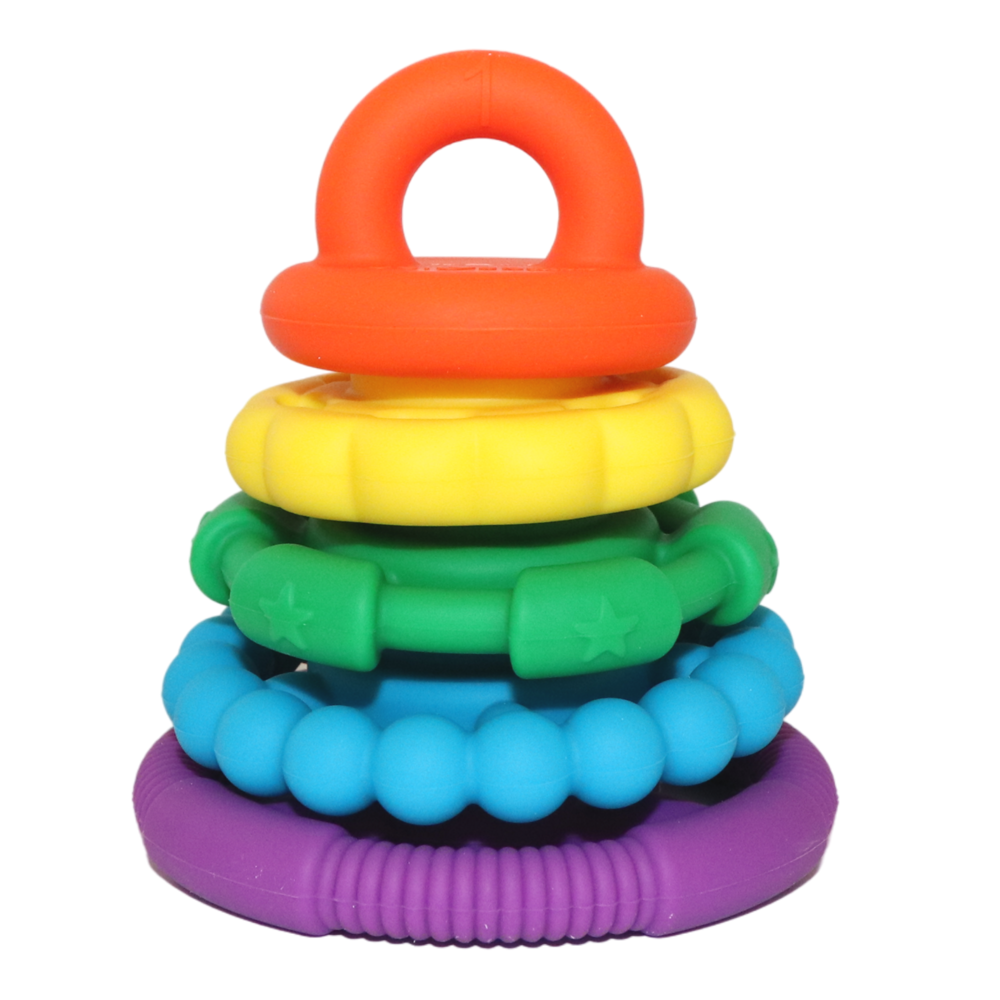 Jellystone Rainbow Stacker and Teether Toy - Brights