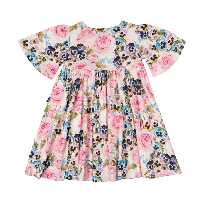Rock Your Baby Violet goldie dress in white