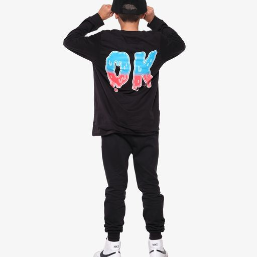 Band of Boys Joggers Black Fleece in Black