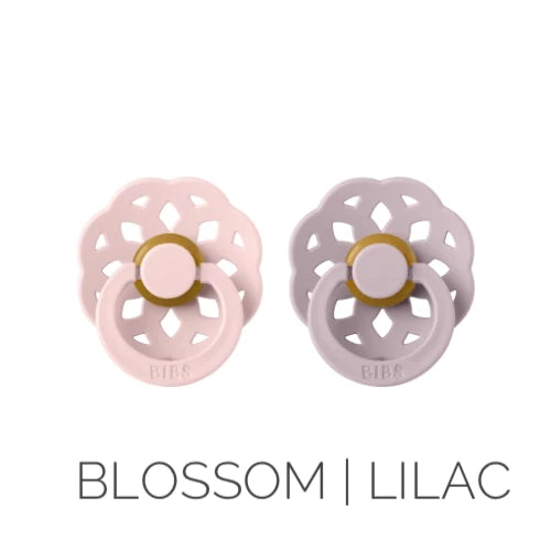 Bibs Dummies 2 Pack Boheme blossom/dusky lilac in pink/purple