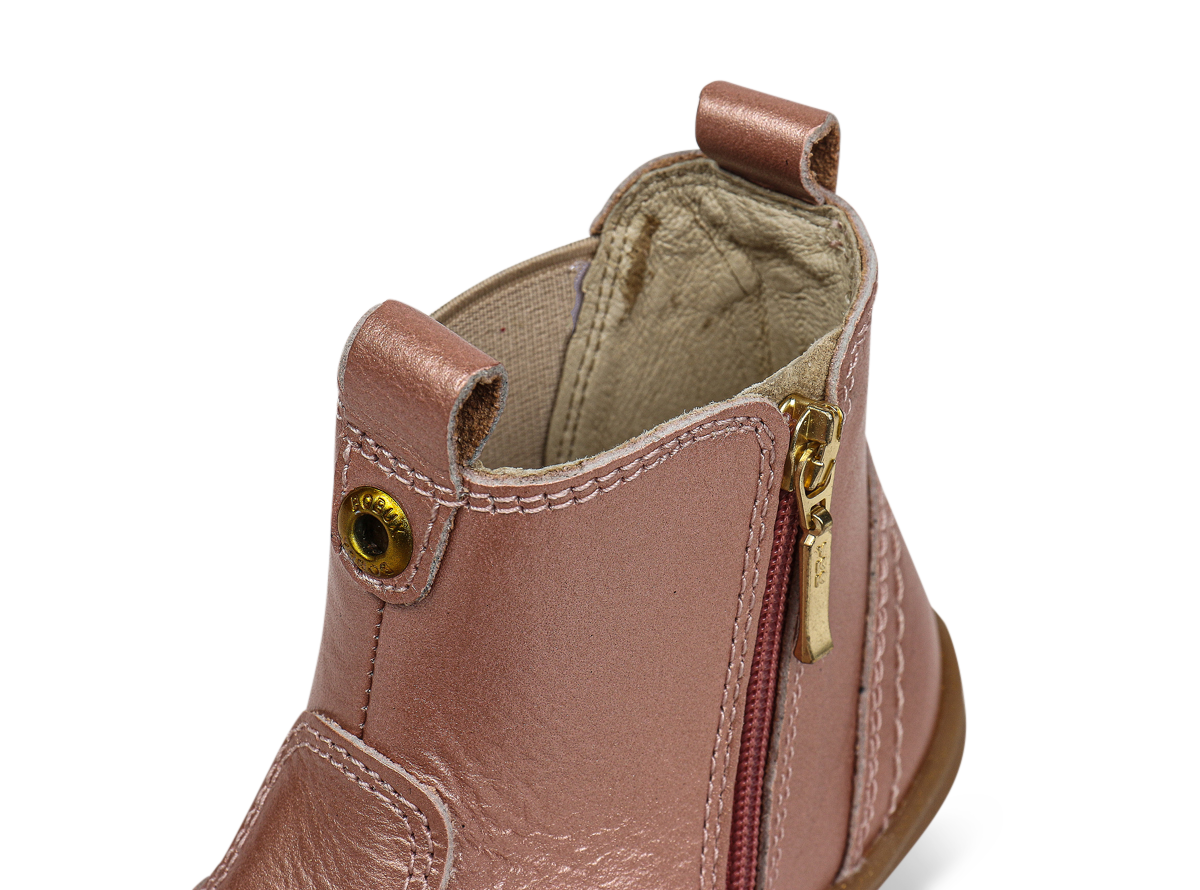 Bobux I-Walk Jodhpur Boot Rose Gold in pink