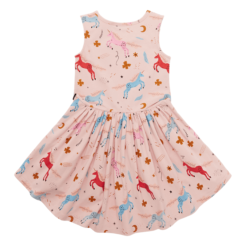 Rock Your Baby Celestial drop waist dress in pink Kids of Eltham Rock Your Baby Celestial drop waist dress in pink Kids of Eltham
