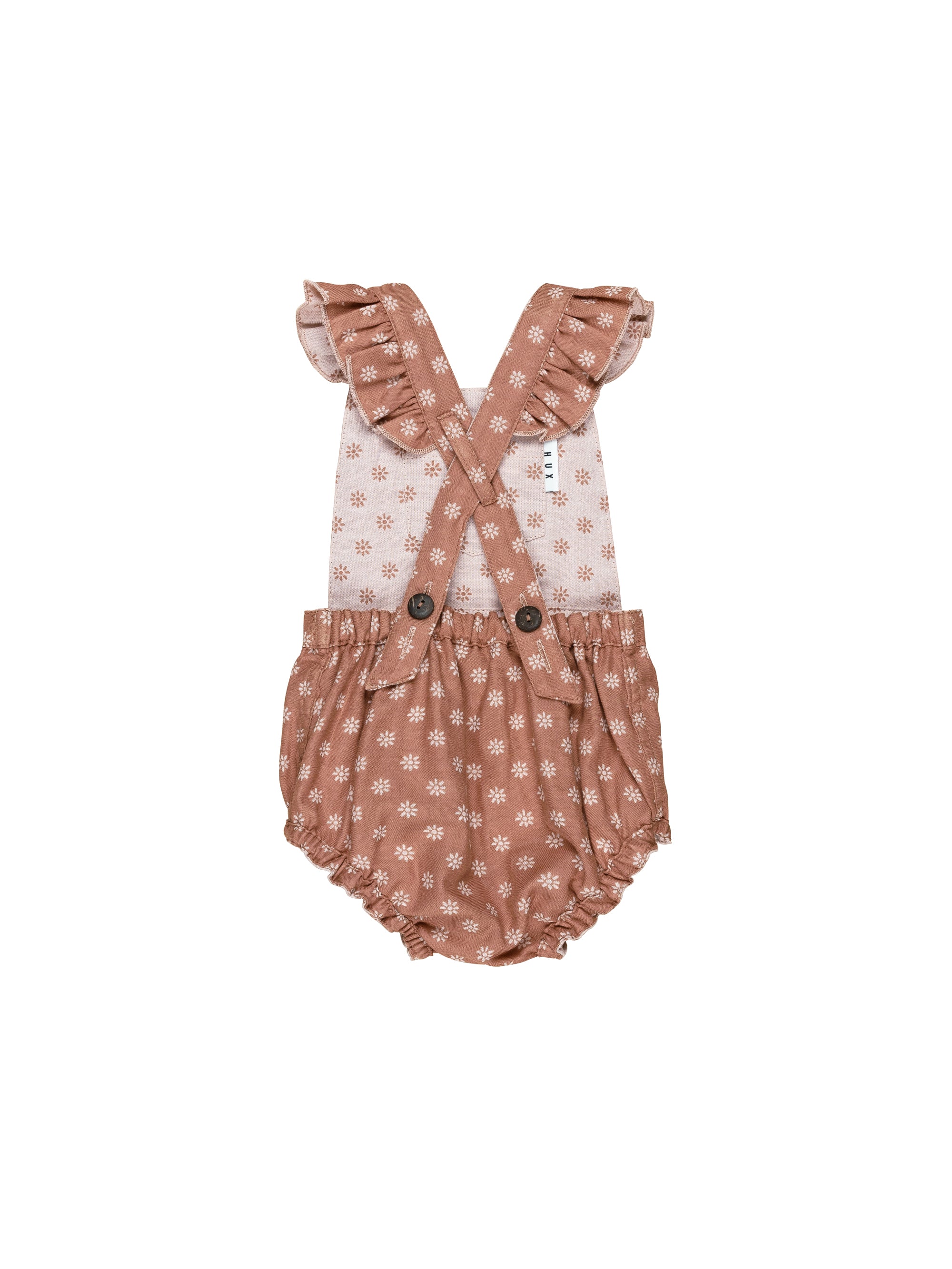 Huxbaby Reversible Playsuit Daisy Muslin