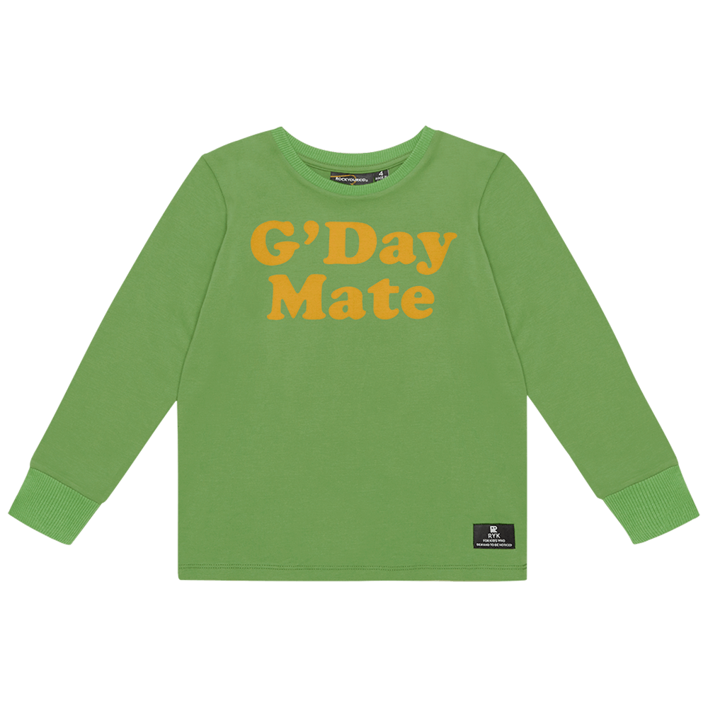 Rock Your Baby G'Day T-Shirt in green