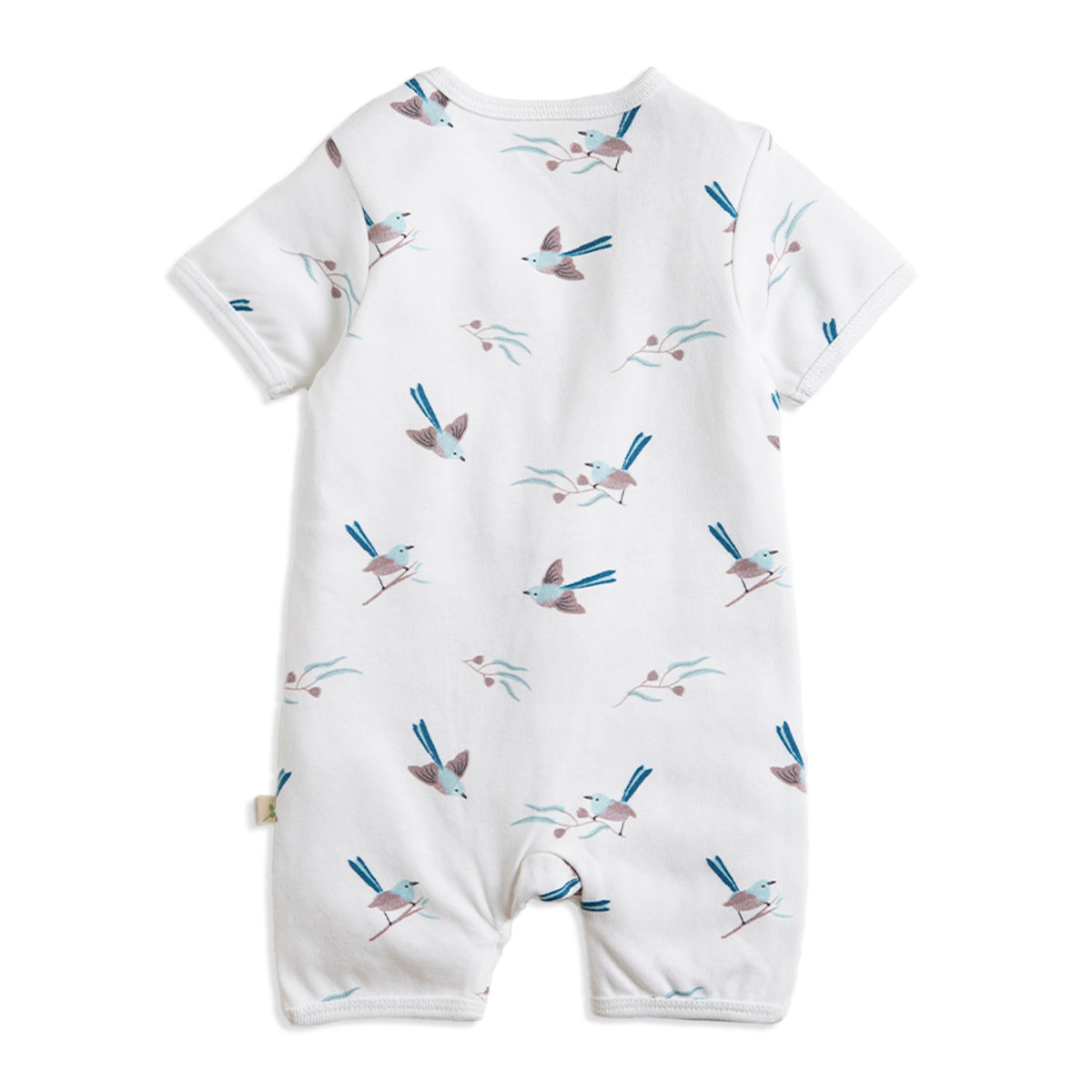 Tiny Twig Zipsuit blue wren