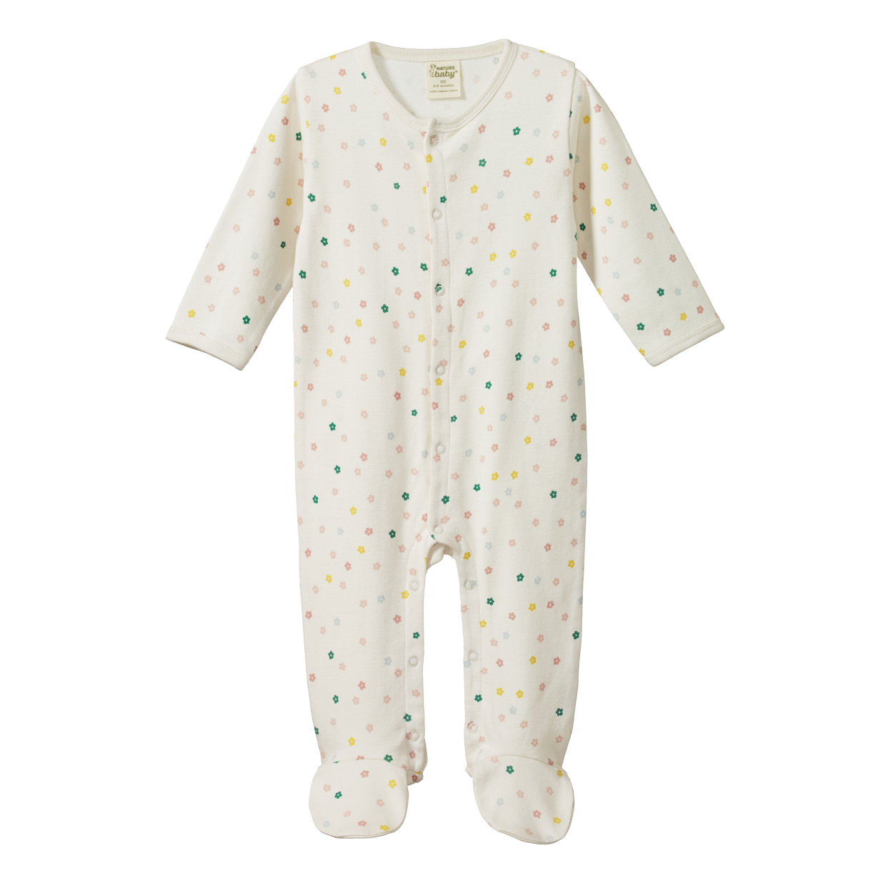 Nature Baby stretch and gro flora print