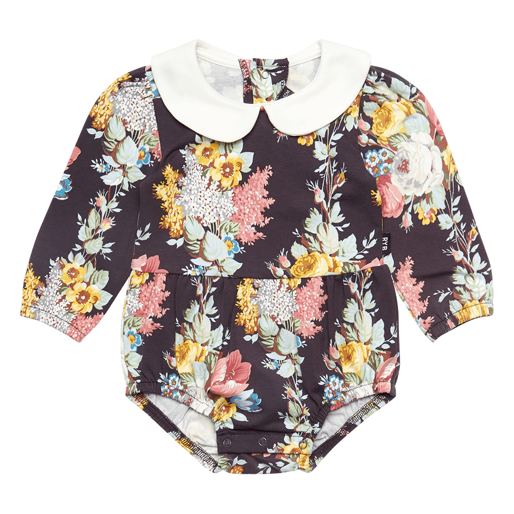 Midnight Chintz Baby Romper by Rock Your Baby Product Code: BGB2098-MC