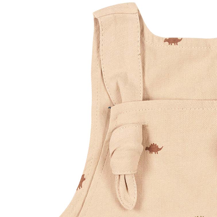 Toshi baby romper jungle giants in brown