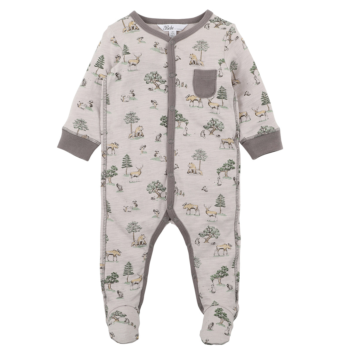 Bebe Tate print onesie in multi colour