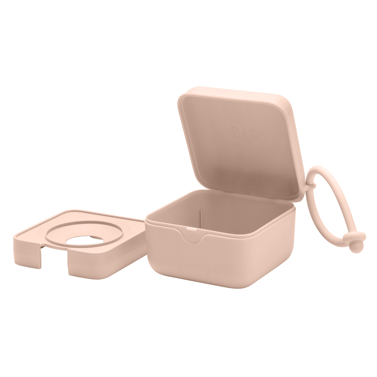 Bibs Pacifier Box Blush in Pink
