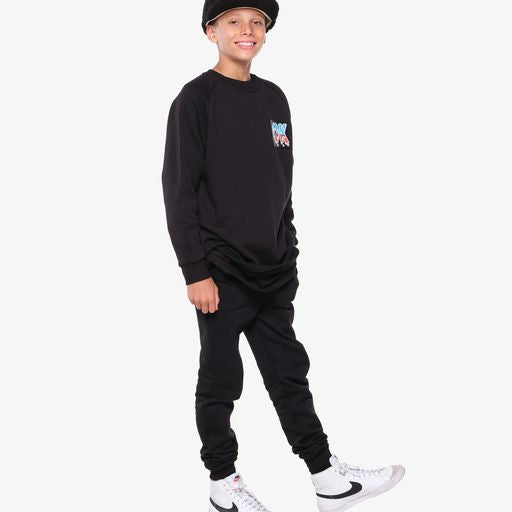 Band of Boys Joggers Black Fleece in Black