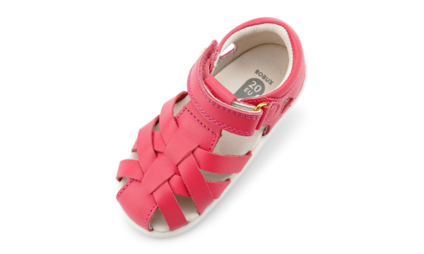 Bobux step up tropicana 11 sandal guava in pink
