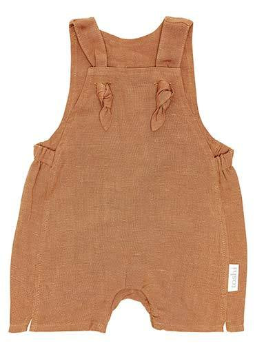 Toshi Romper overall pecan in multi in brown
