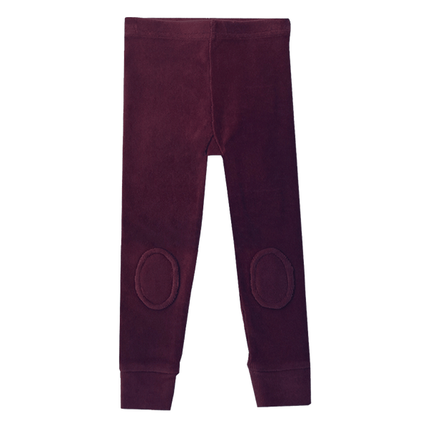 Rock Your Baby Corduroy Knee Patch Tights in plum