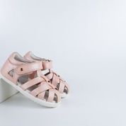 Bobux Step Up tropicana II seashell shimmer in pink